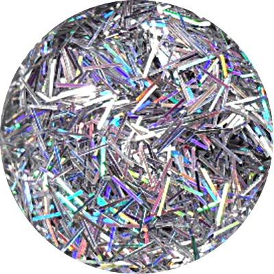 Nail Flitter Silver 2 Holographic