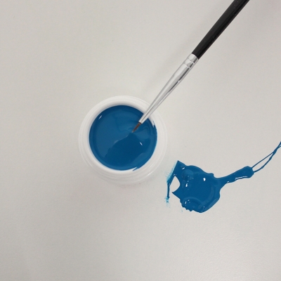 Nail Paint Cyan Blue 9