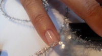 NailArt_Design_French_Specchietti_Glitter_Semplice