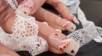 Nails Decoration with Underglass Technique