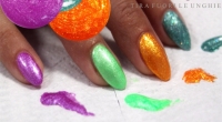 New Summer Glitter Gel Nails Colors