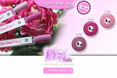 Nuovi Colori Semipermanente One Step 3 in 1 Pics Nails