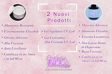 nuovi gel costruttore uv led e gel sigillante uv led pics nails