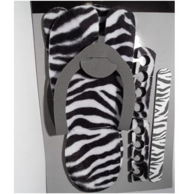 Pedicure Set Zebra