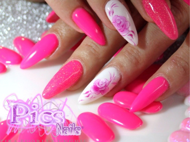 Pink Gel Nails