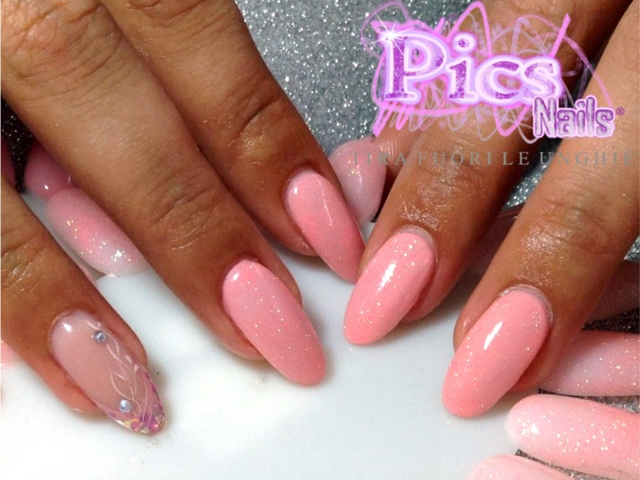 Powder Pink Nails