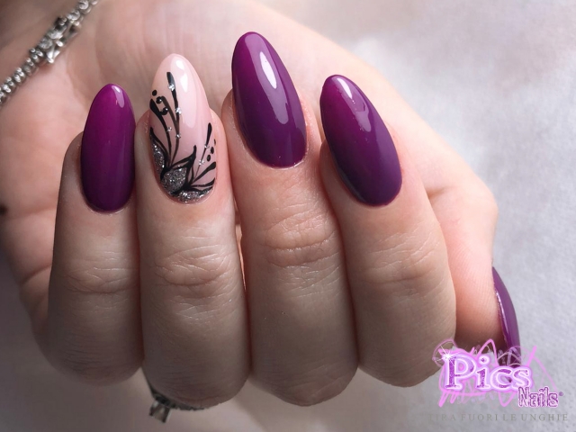 Jade Nails - 💜Purple shellac on natural nails💜 | Facebook