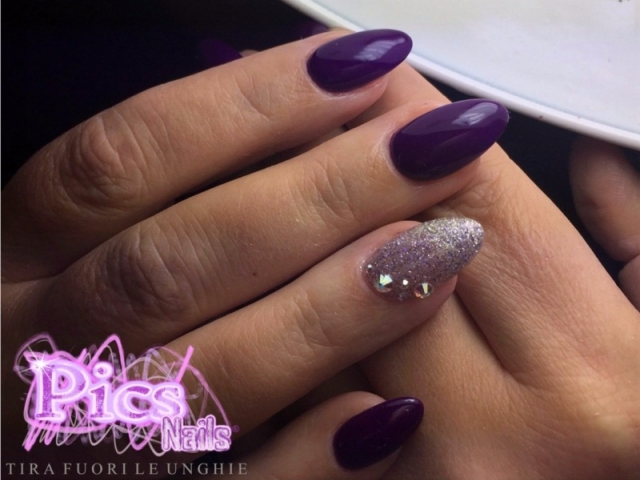 Purple Nail Art Neon | Pics Nails