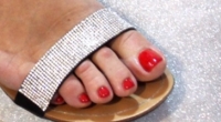 Red Pedicure