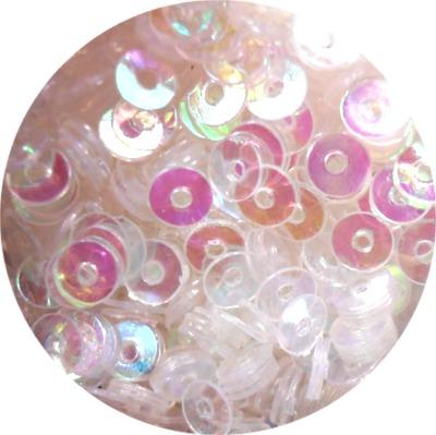 Round Hole Glitter White