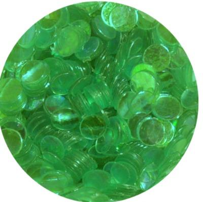 Rounds Glitter Green