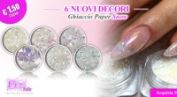 Scopri le Nuove Decorazioni per Unghie Ghiaccio Paper Snow!!