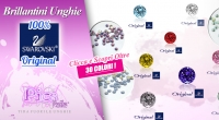 Scopri Oltre 30 COLORI Brillanti per Unghie SWAROVSKI Pics Nails !!