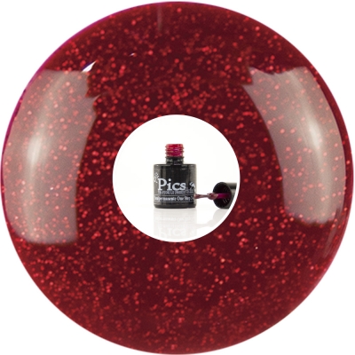 Semipermanente One Step Rosso Glitter 36