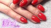 Semipermanente Rosso Pics Nails