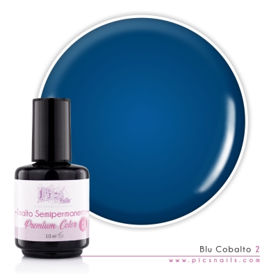 Smalto Semipermanente Blu Cobalto 2 10 ml