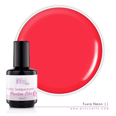 Smalto Semipermanente Fuxia Neon 11 10 ml