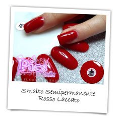 Smalto Semipermanente Rosso Laccato Pics Nails