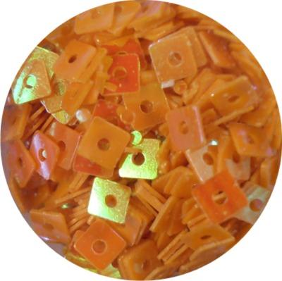 Square Glitter Orange