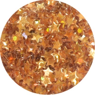 Stars Glitter Gold Holographic