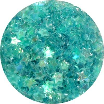 Stars Glitter Light Blue