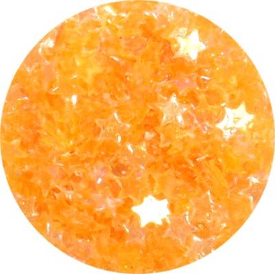 Stars Glitter Orange