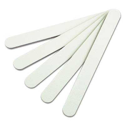 Straight Nail File White Grit 80-80