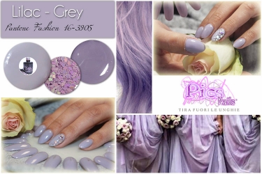 Tendenze Unghie Primavera Lilac Grey