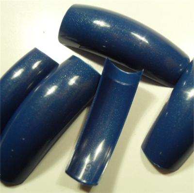 Tips Colorate Blu Metallizzato