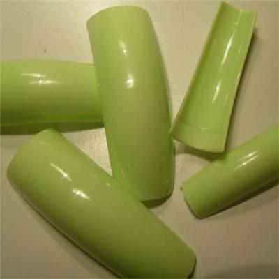 Tips Colorate Verde Chiaro