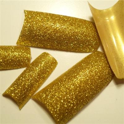 Tips Oro Glitter