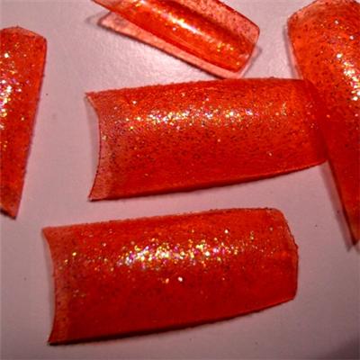 Tips Rosso Soft Glitter