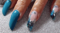 Turquoise Nail Art