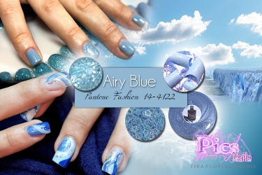 unghie autunnali airy blue