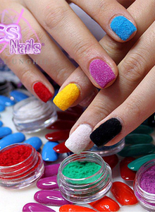 New Nail Art Item: Velvet Flocking Powder